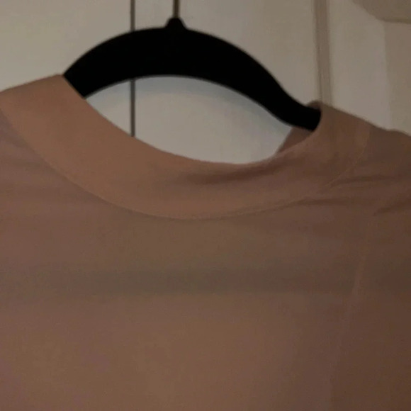 H&M Nude pink Elegant A Line Midi dress SZ  2 - Picture 13 of 16